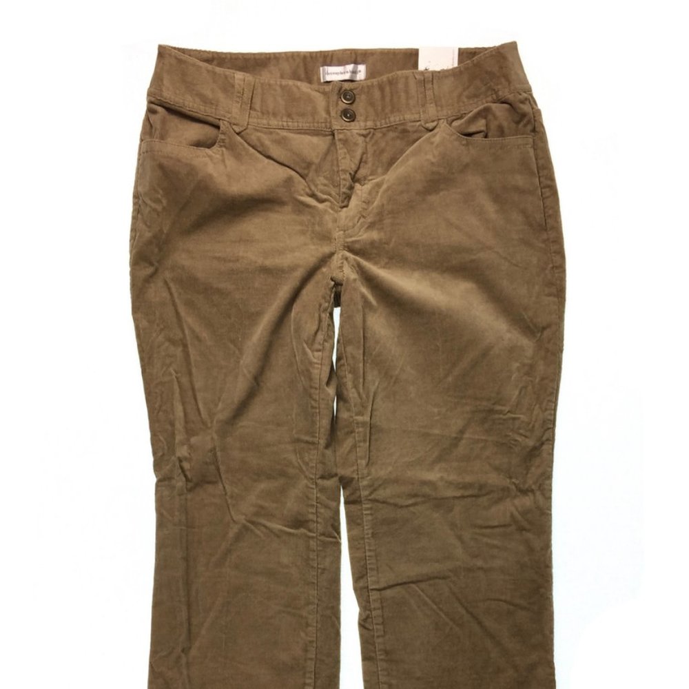 NWT Christopher & Banks Womens Tan Cord Pants